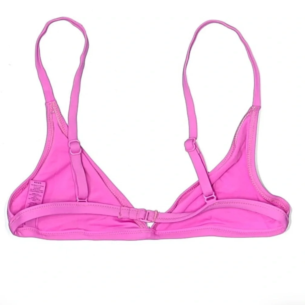 SKIMS adjustable triangle bikini top in neon orchid size small - Picture 2 of 3